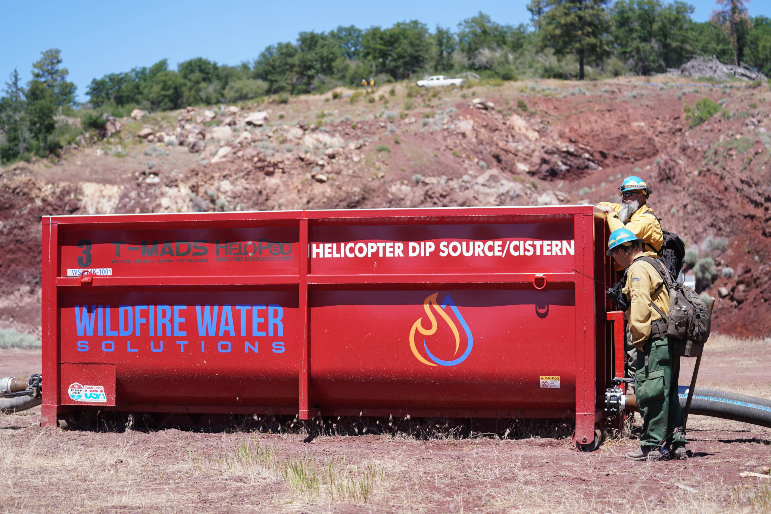 Wildfire Water Solutions above ground water storage